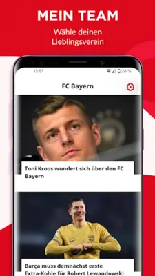 Fussball Europa android App screenshot 1